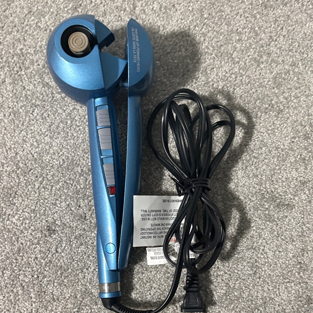 BaByliss Nano Titanium Blue Curling Tool